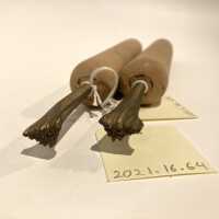 Pointed Leaves with Two Flowers Hand Stamps (Symmetrical Set)