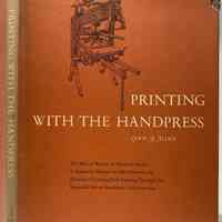          Printing with the Handpress. Herewith a definitive manual by Lewis M. Allen to encourage fine printing through hand-craftsmanship. picture number 2
   