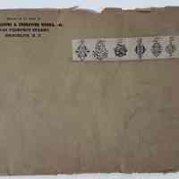 Hoole Envelope Displaying Designs 1755-1761