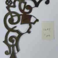 Hoole Corner Stems with Trumpet Flower and Thatch Template, 1695