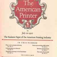 1922 The American Printer Magazine Volume 75 Issue 2