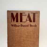 Book Cover / MEAT / Wilbur Daniel Steele