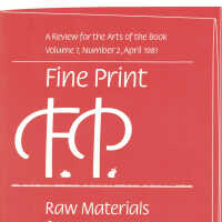 Fine Print; Vol 7 No 2. April 1981