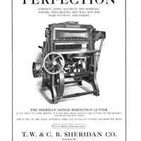 1913 TW & CB Sheridan Perfection Cutter