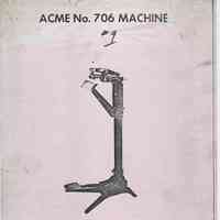 ACME No. 706 Machine #9