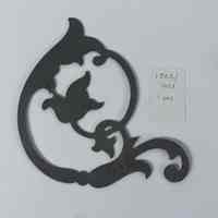 Hoole Two Flower Swirl Template, Design 1362/1423