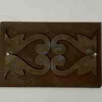 Hoole Floral Swan Hearts Stamp Die Template, Design 2386