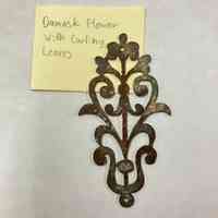Hoole Damask Flower and Curling Leaves Stamping Template