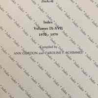 Index [Guild of Book Workers Journal]. Volumes IX-XVII, 1970-1979 / Compiled by Ann Gordon and Caroline F. Schimmel.