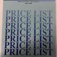 The Hollinger Corporation : Price List, July 15, 1990