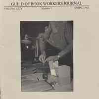 Guild of Book Workers Journal. Spring 1991 ; v.29 no.1