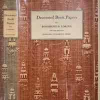 Decorated Book Papers : Being an Account of Their Designs and Fashions / by Rosamond B. Loring.