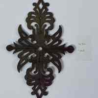 Hoole Art Deco Diamond with Sprigs and Leaves Template, Design 1474