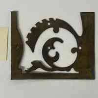 Hoole Vine with Gear-like Leaf Stamp Die Template, Design 2398