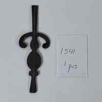 Hoole Candle with Stem and Blooms Above it Template, Design 1541