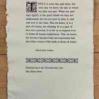 Today is your day and mine ... / David Starr Jordan