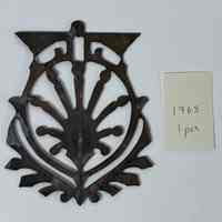 Hoole Fan Flower with Buds and Wreath Template, Design 1763