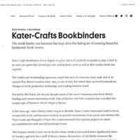 Kater-Crafts Bookbinders (Kavin family)