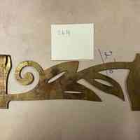 Hoole Leaf and Curling Stem Stamp Die Template, Design 2614