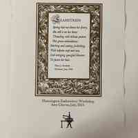 Seamstress / Flora J. Arnstein