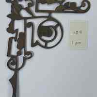 Hoole Corner of Leaves, Buds, and Thin Stems Template, Design 1687