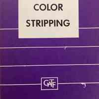 Color stripping for offset lithography / by Bernard R. Halpern.