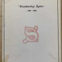 Membership roster 1981-1982.