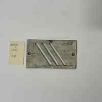 Hoole Stripes 3 Diagonal Lines with Holes Stamp Die Template, Design 2361