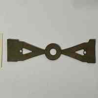 Hoole Triangle Cut-out with Circle Link and Holes Stamp Die Template, Design 2433