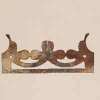 Hoole Ornamental Cutout Frame Curl Curve with Holes Stamp Die Template, Design 1983