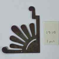 Hoole Corner Buds and Rigid Lines Template, Design 1717