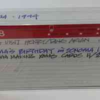 Stella Patri: video cassette labelled 