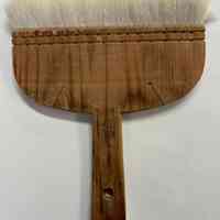 Large flat hake brush