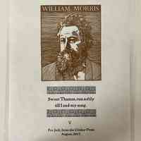 Sweet Thames, run softly till I end my song / William Morris