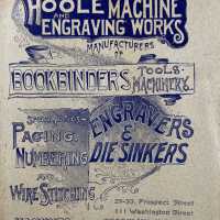 Hoole Machine and Engraving Works Catalogue Number Seventy Three