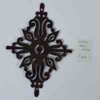 Hoole Geometric Diamond with Circle Bud with Leaves Template, Design 1407/1473/1532