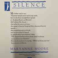 Silence / Maryanne Moore