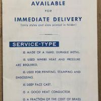 Ernest Schaefer, Inc., Folder No. 19 of Service-type