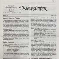 Guild of Book Workers Newsletter ; No. 87, April 1993
