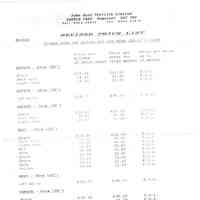Price List/John Boyd Textiles Limited