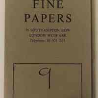 Falkiner Fine Papers, 9.