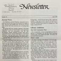 Guild of Book Binders Newsletter ; No. 93 , April 1994