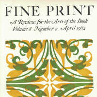 Fine Print; Vol 8 No 2. April 1982