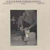 Guild of Book Workers Journal. Spring 1991 ; v.29 no.1