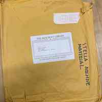 Stella Patri - envelope from The Bancroft Library.