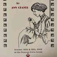 Embroidery workshop by Ann Chaves