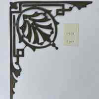 Hoole Corner Art Deco Lines with Foliage Template, Design 1731