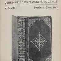 Guild of Book Workers journal. Spring 1965; v.3 no.3