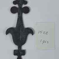 Hoole Flower into Fleur de Lis with Stem Template, Design 1522