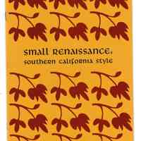 Small Renaissance: Southern California Style